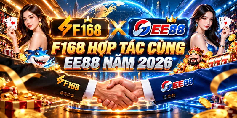 Thông tin hợp tác giữa F168 và EE88 trong năm 2026.